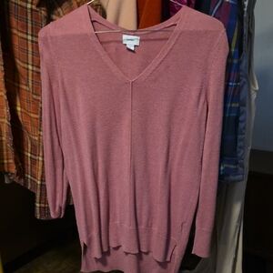 Old Navy Pink V-Neck Sweater